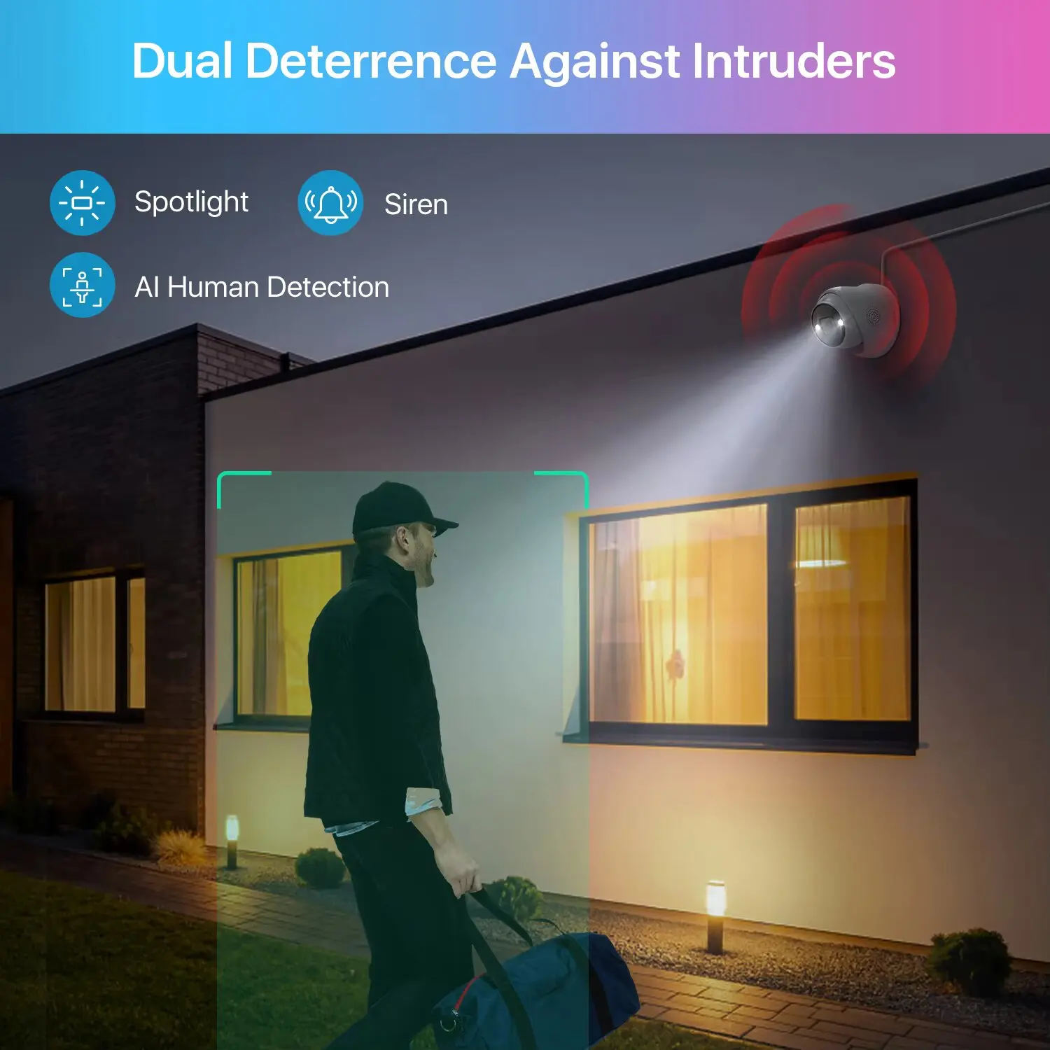 Imagem -05 - Zosi-ai Human Detect Câmera de Segurança Dome Visão Noturna Inteligente Vigilância por Vídeo ip 66 Casa Wi-fi ao ar Livre Dome Poe 8mp 5m