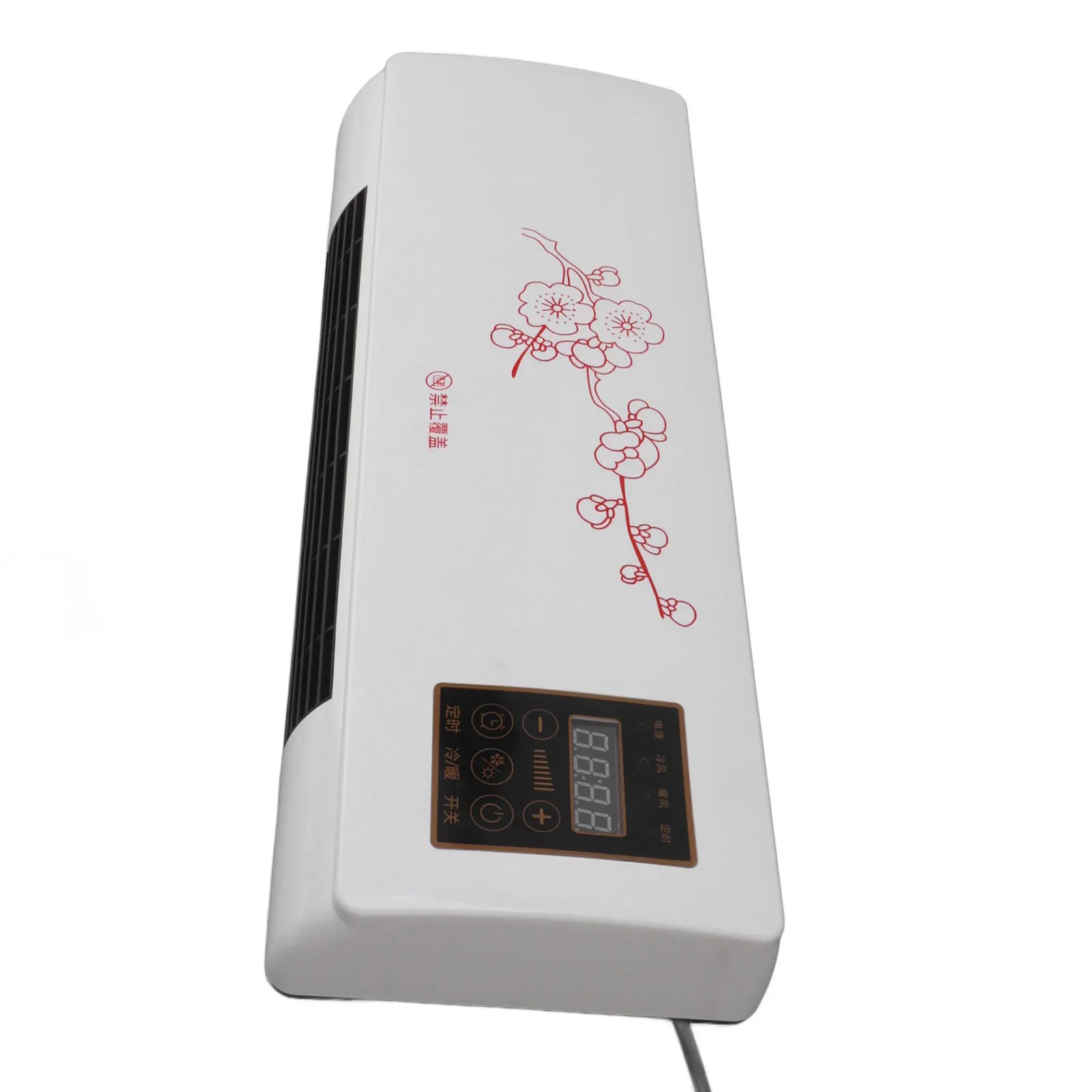 Space Heater Versatile Portable Low Noise Wall Mounted Heating Fan With Remote Control  Bathroom Bedroom