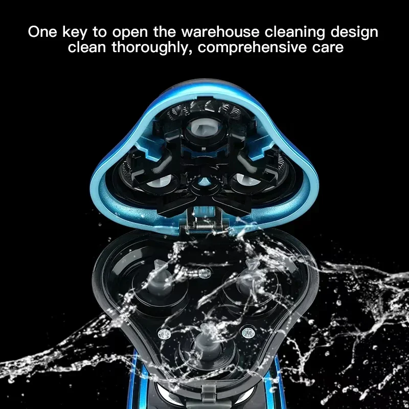 Electric Shaver Full Body Washable Shaver Men's Multifunctional 3-IN-1 USB Rechargeable Professional Hair Trimmer Hair Cutter We image 6