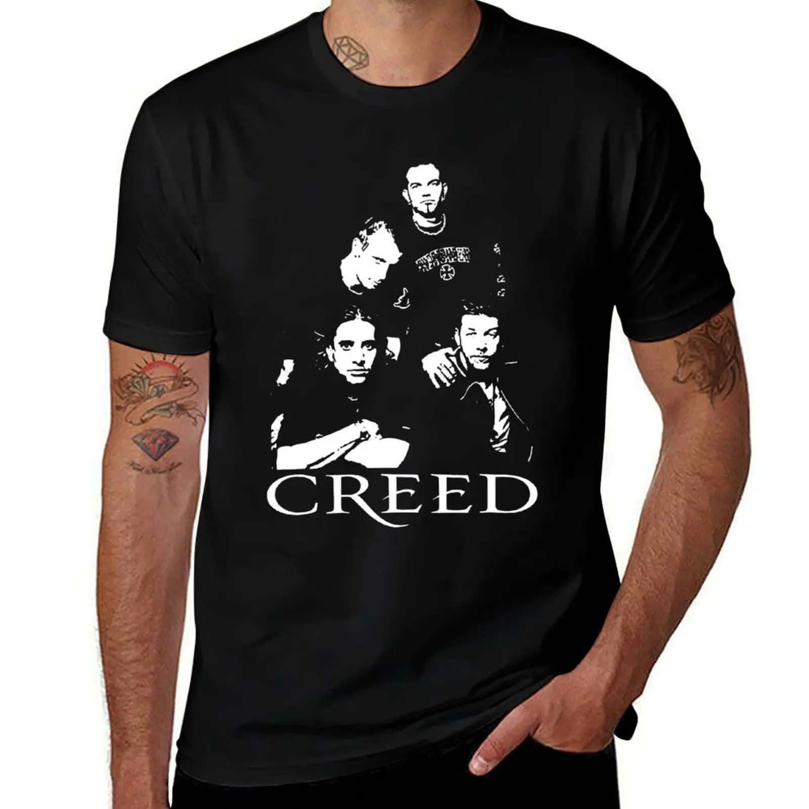 

Creed rock music poster Classic T-Shirt plus size clothes boys animal print oversized t shirts for men