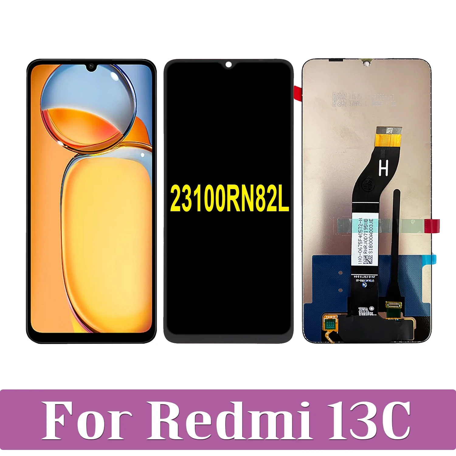 

ЖК-дисплей с сенсорным экраном и дигитайзером в сборе для Xiaomi Redmi 13C 23100RN82L 23106RN0DA LCD