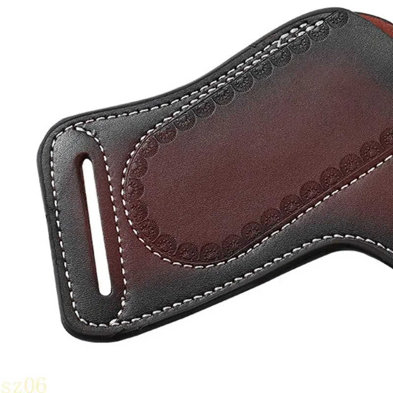 Q2Q4 Easy Access Belt Attachments Leather Sheath for Tool Movement Activity