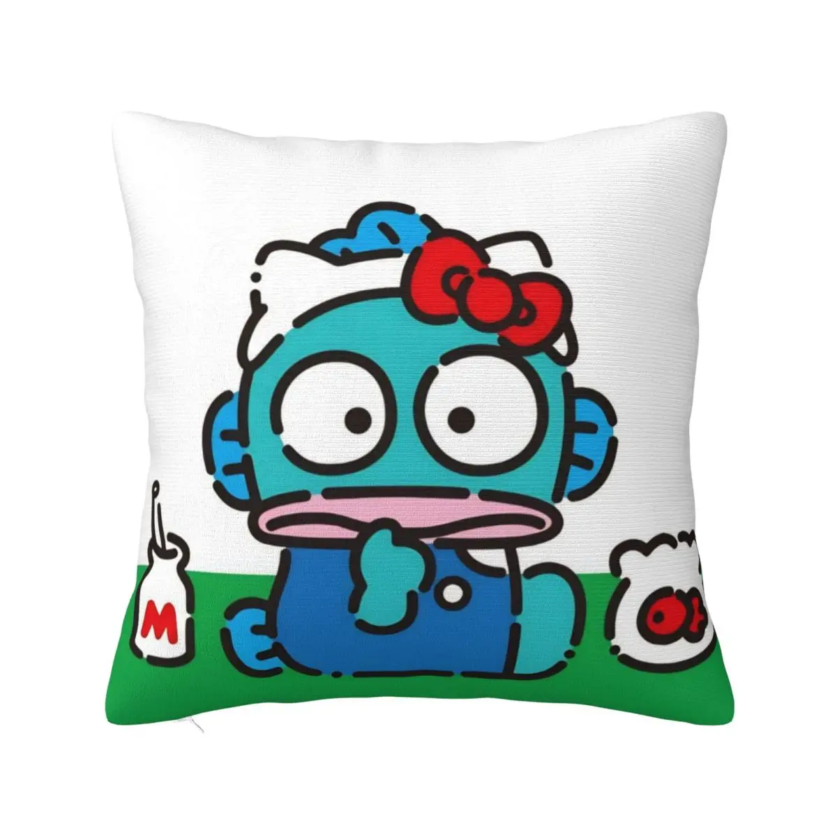 Hangyodon المخدة الطباعة النسيج غطاء الوسادة هدية كيس وسادة غطاء المنزل دروبشيبينغ 40*40 سنتيمتر