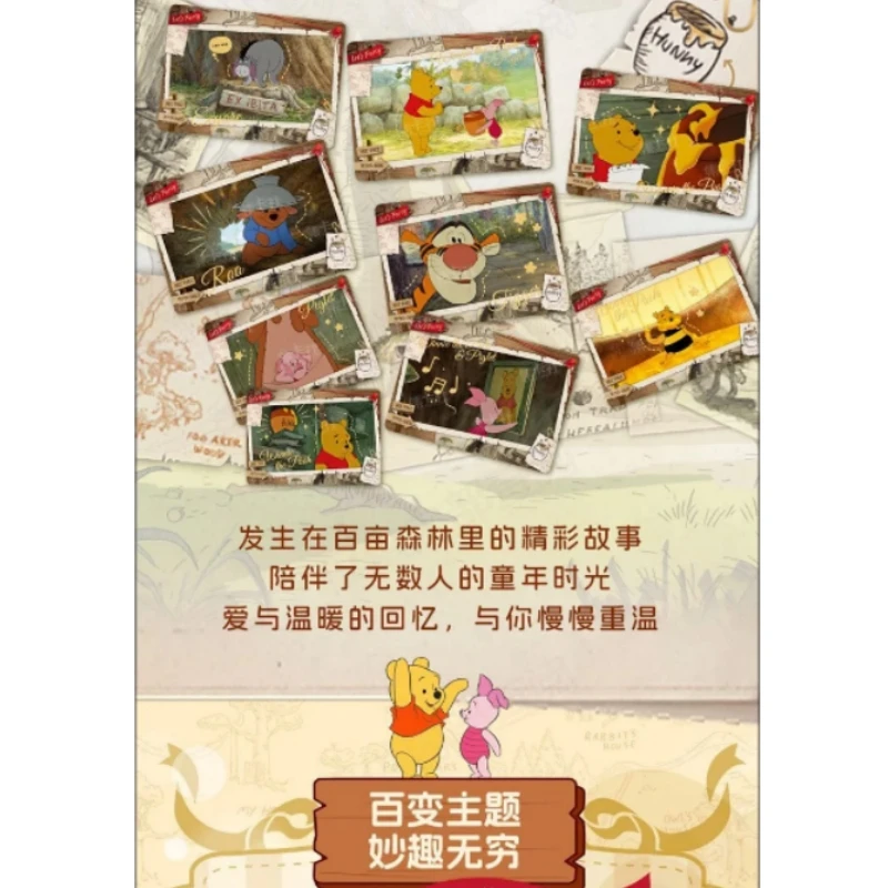 New Card Fun Disney 100 Joyful Cards Happy Collection Card Lite Anime Flash Card Collection Kids Toy Gift