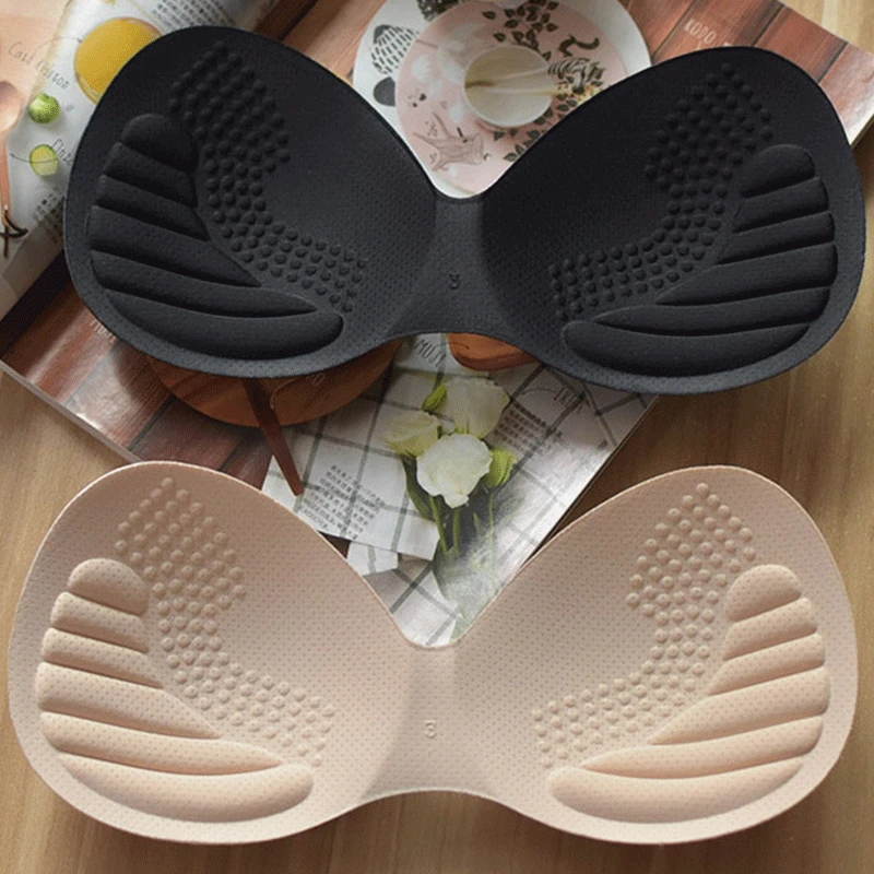 

Latex Pad Sponge Bra Pads Push Up Breast Enhancer Insert Thickened Underwear Pad Bra Pad Bra Padding Inserts Cups for Underwear