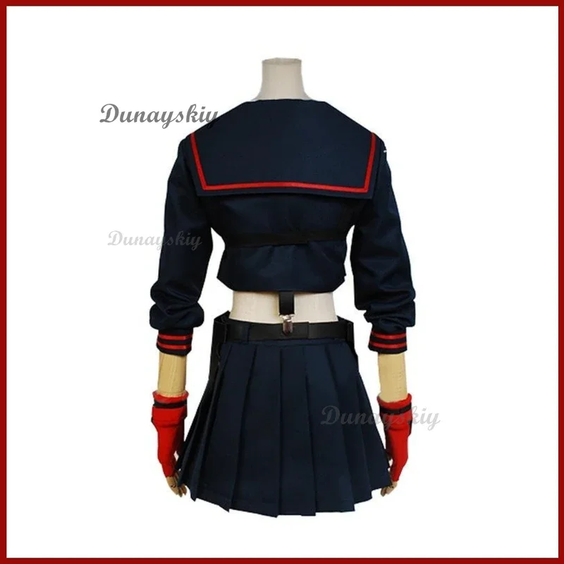 Аниме Kill La Kill Matoi Ryuuko Косплей Костюм Парик Японская Униформа JK Короткая Рубашка Женский Сексуальный Каваи Карнавальный Костюм Матроса