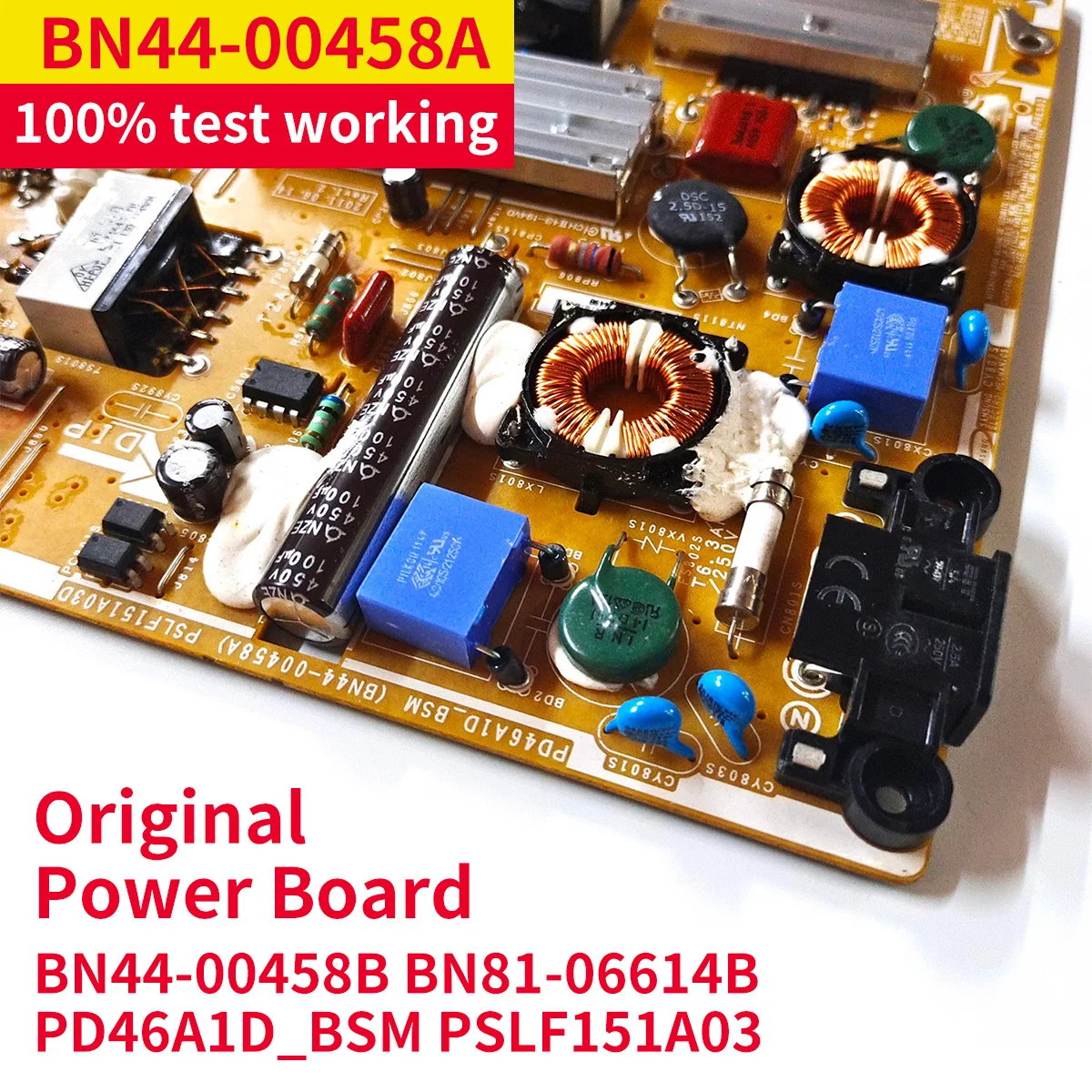 Good Test Power Board for Samsung UE32D6547UK UE40D6200TS UE46D6100SP BN81-06614B UE46D6200TS BN44-00458A PD46A1D_BSM PSLF151A03