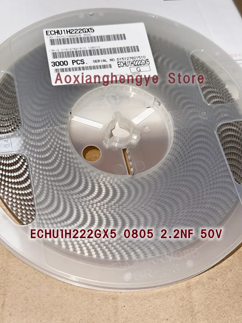 10PCS ECHU1H222GX5 0805 2.2NF 2200PF Cap Film 0.0022uF 50V PPS 2%