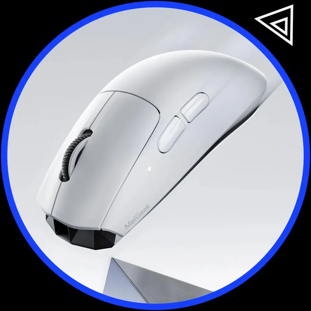 

Беспроводная Bluetooth-мышь MelGeek HORUS ABS 8k, легкая, эргономичная, с сенсором PAW3950, игровой периферийный компьютерный аксессуар, киберспортивная мышь