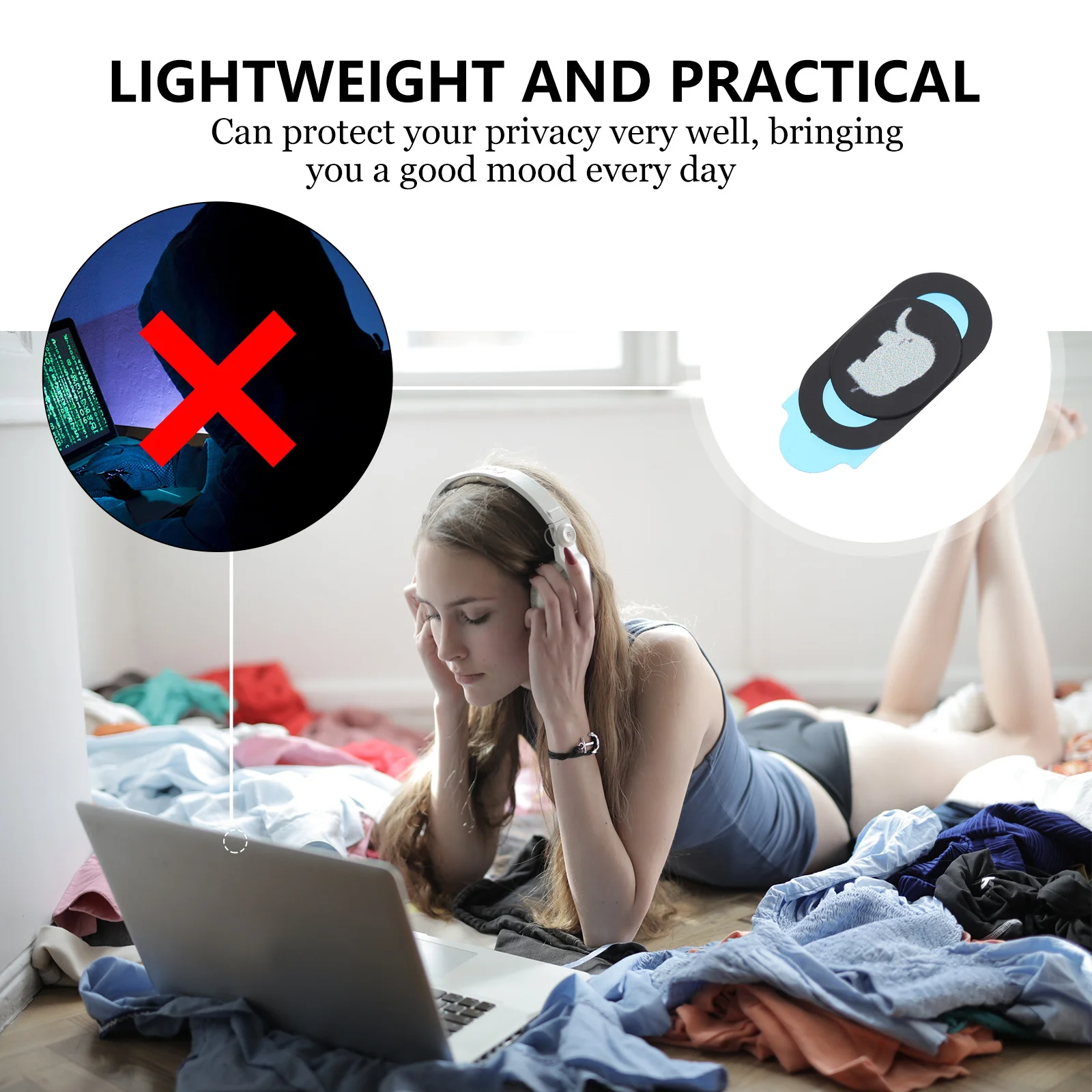 

2 pcs Privacy Protection Cover Green Slide For Laptop Mobile Webcam Cover Slider Anti-Peeping Video