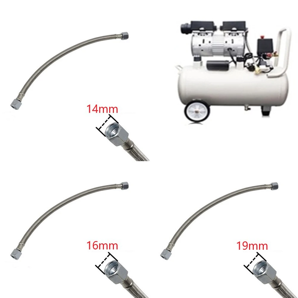 مفيدة العلامة التجارية الجديدة ضاغط الهواء أنبوب كمية موصل عرافة الجوز تحسين المنزل استبدال الفضة الفولاذ المقاوم للصدأ