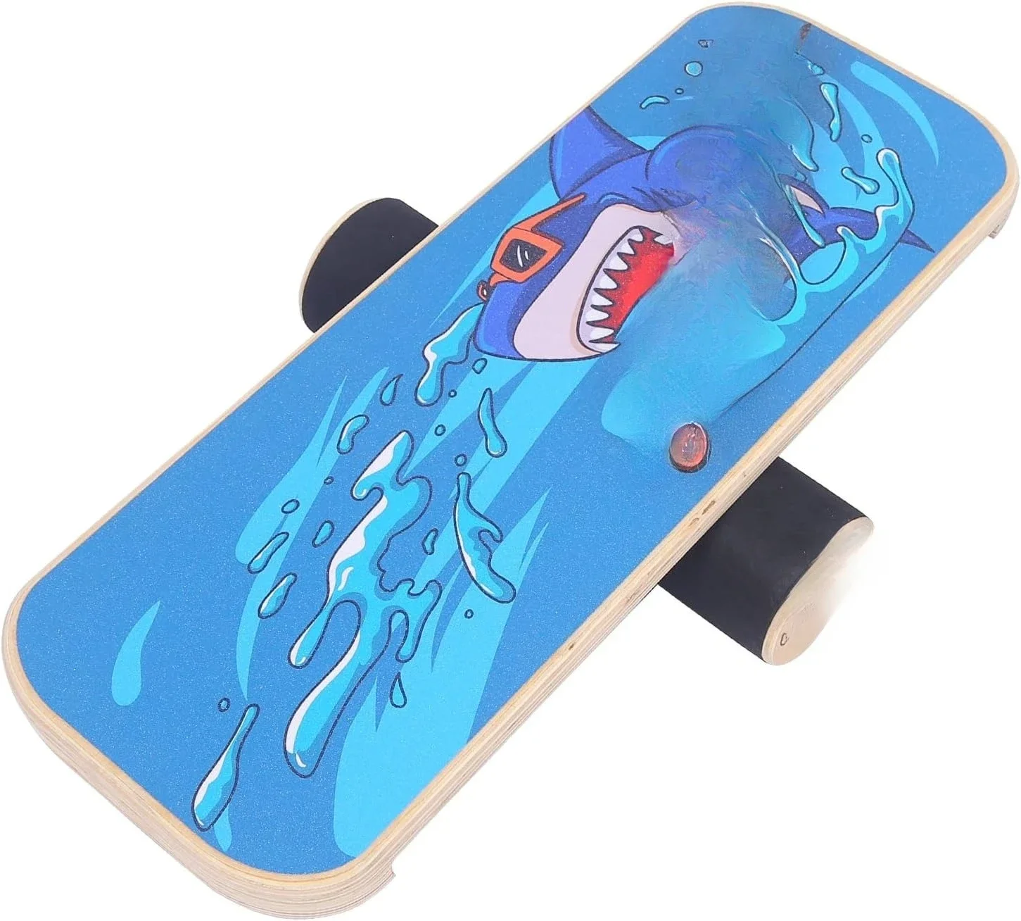 

Balance Board Trainer, Wooden Balancing Board with Workout Guide to Exercise and Build Core Stability, Wobble Board