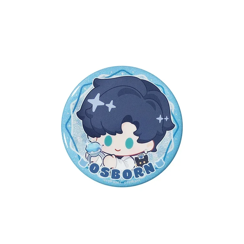 POP MART Light and Night Tinplate Badge 100% Original Toys Cute Anime Figure Desktop Ornaments Collection Gift -Q Version