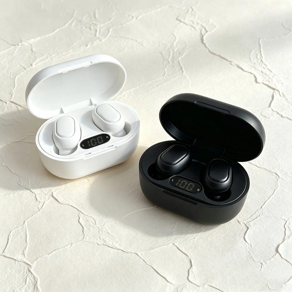 TWS Wireless Earbuds Fone Bluetooth Headphones Lightweight Bluetooth Earphones Reduce Neck and Shoulder Fatigue