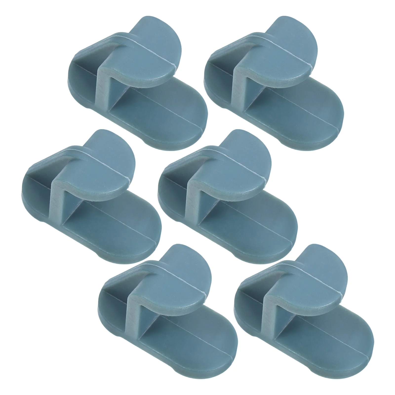 

6 Pcs Freezer Accessories Commercial Clips Shelf Refrigerator Stainless Steel Supports Plastic Hook Fridge