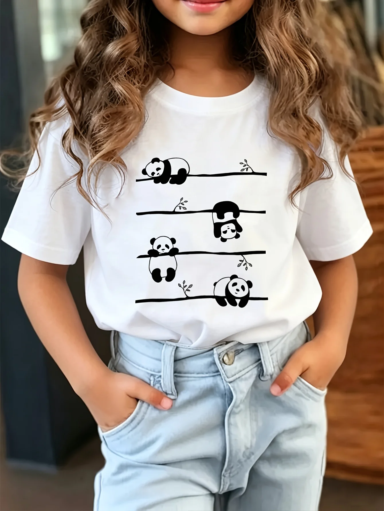 Cute Glitch Number 67 3D Effect Graphic Family Matching T Shirt Boys Girls Short Sleeve Tees Parent Kid Same Summer Tops