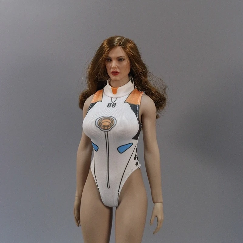 DM TOYS 1/6 Scale Women Soldier Anime COS Swimsuit Clothing Model for 12Inch PH Action Figures Doll Accessories