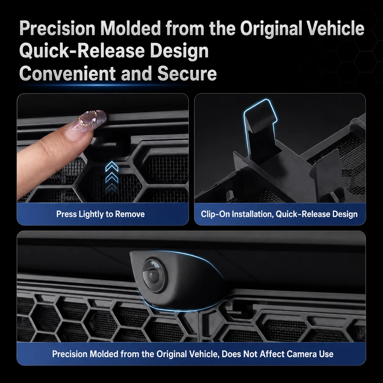 For Tesla New Model YL Launch 2026 Split Detachable Insect-proof Net Front Bumper Insect Screen Bumper Protective Accessories view 3