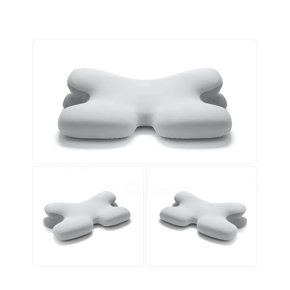 Anti Wrinkle Pillow Side Sleep Cervical Anti-Wrinkle Beauty Pillow Silky Fabric Memory Foam Pillow