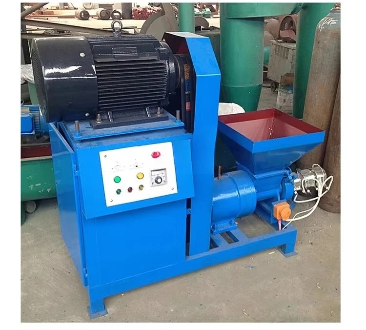 Factory Direct Sale Wood Sawdust Rice Husk Charcoal Rod Stick Making Machine  Wood Coal Stick bar Briquette Compressor Machine