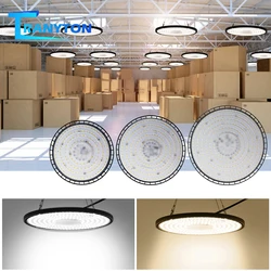 Super Bright 70W 100W 150W UFO High Bay Lights Waterproof Commercial Industrial Market Warehouse Garage Workshop Lamps