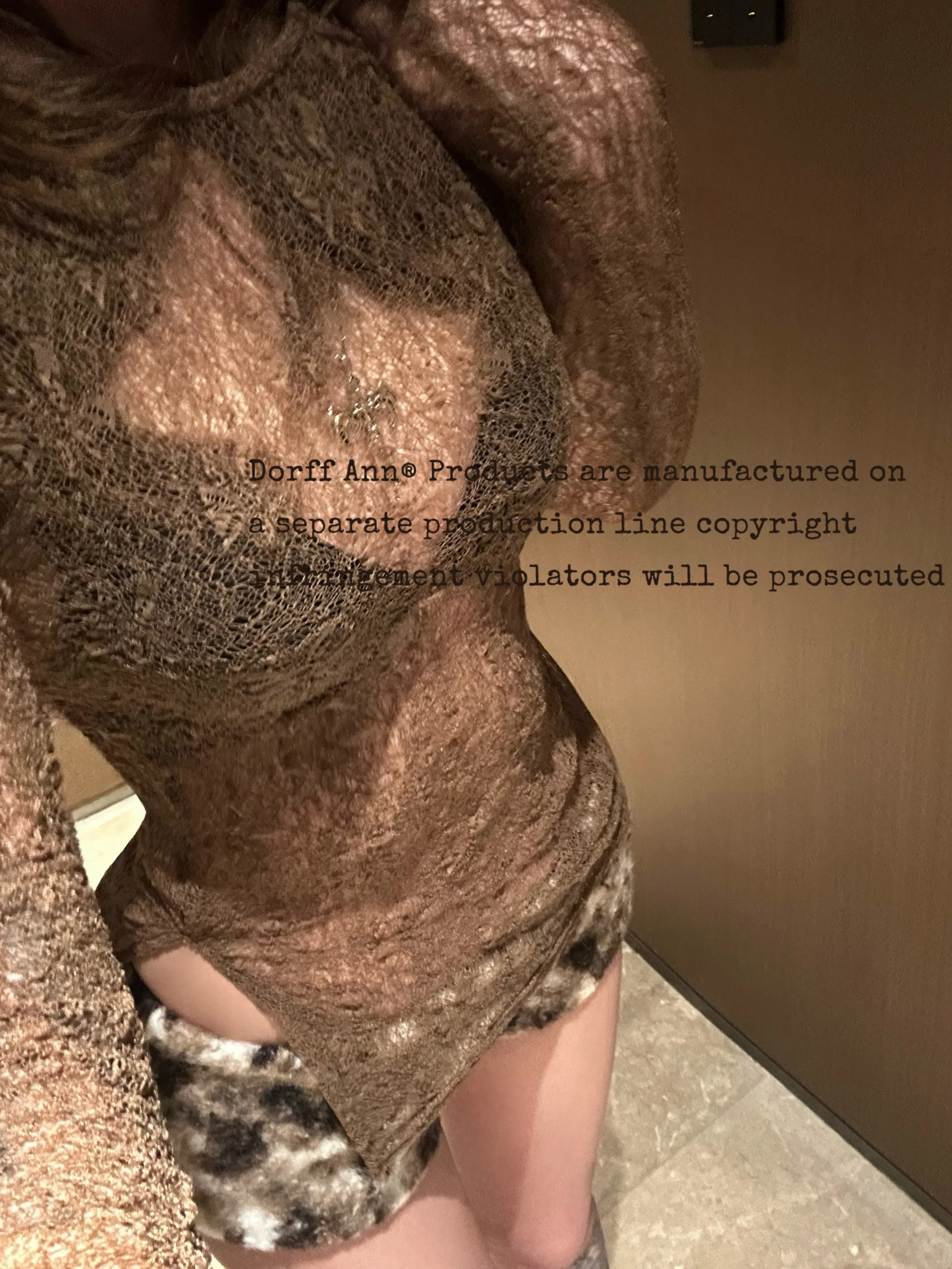 

Женский облегающий дышащий ультратонкий трикотажный топ Dorff Ann Mulan с круглым воротником из полимерной смолы и кружевом, с длинными рукавами, из мягкого полиэстера