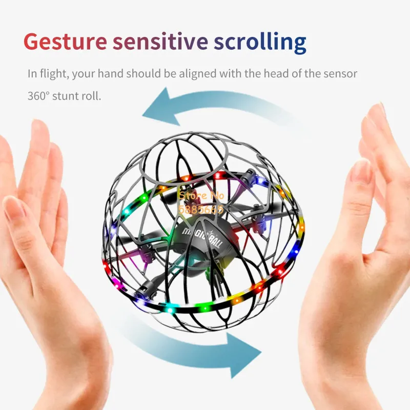 360 °   완벽 보호 축구 스타일 장애물 회피 원격 제어 쿼드콥터 3D 롤 자동 호버 헤드리스 듀얼 모드 RC 드론