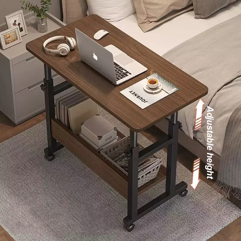 Simple Laptop Desk Lazy Bed Desk Learning Simple Small Table Learning Table Movable Bedside Adjustable Portable Laptop table