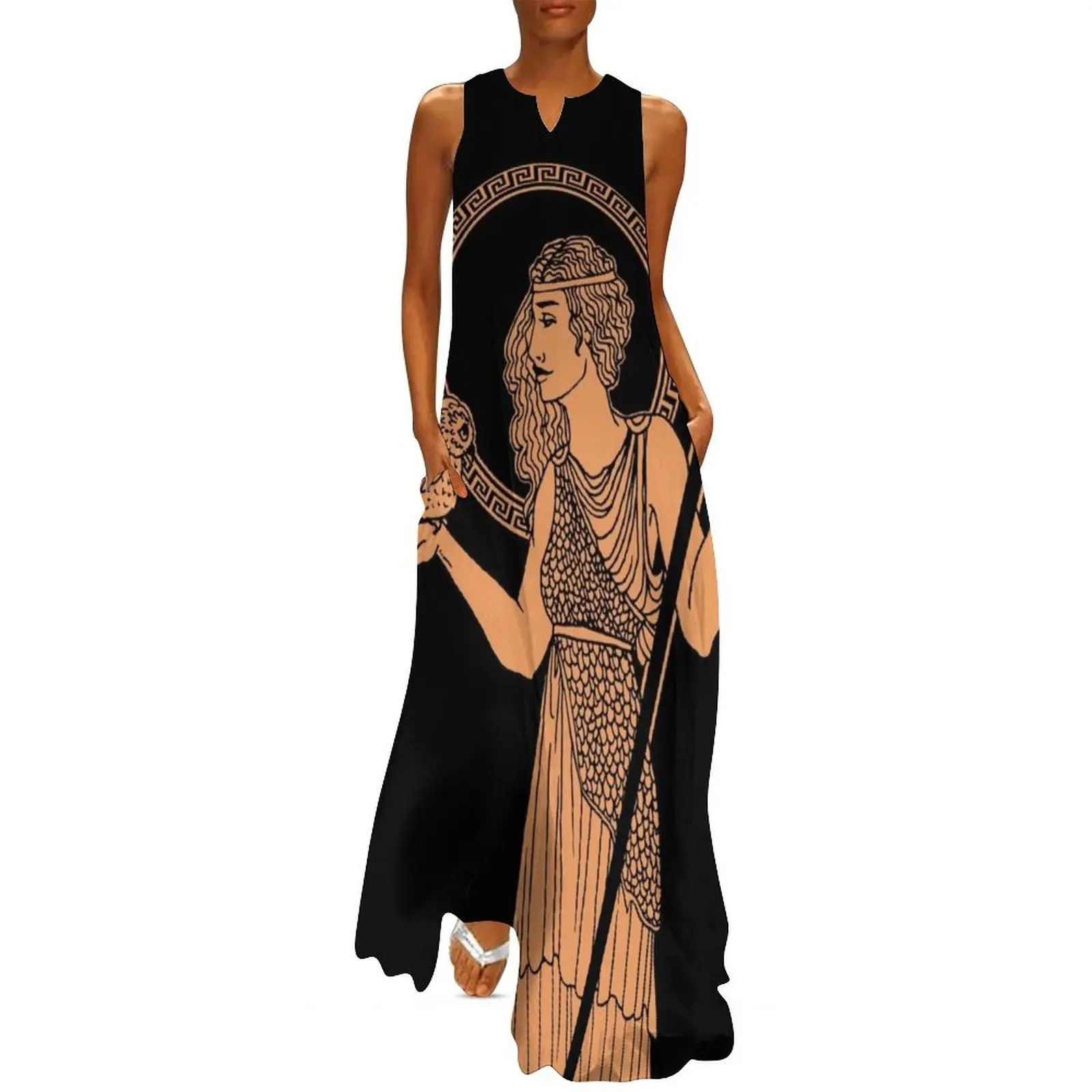 Athena Pottery Long Dress Summer women's clothing elegant dress dress women summer