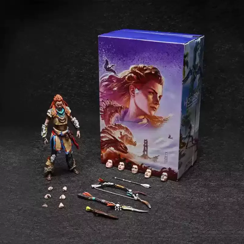 Ghost Of Tsushima Action Figure Game God Of War 5 Aloy Ragnarok Kratos Atreus Varl Figuras Toys Spin Master Ps 5 Figurine Gift