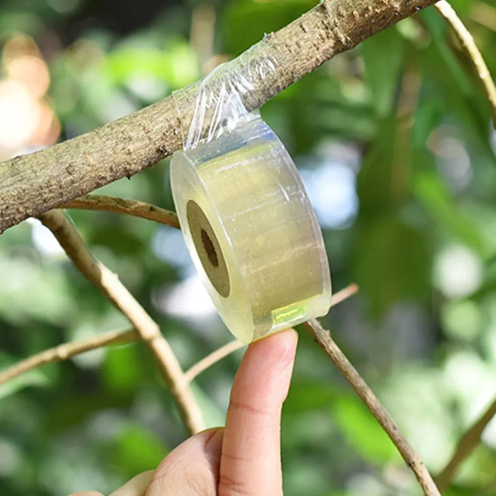 

5 Rolls Grafting Tape Plant Protective Film Self adhesive Fruit Trees Wrapping Durable Stretchable Garden Supplies PE Material