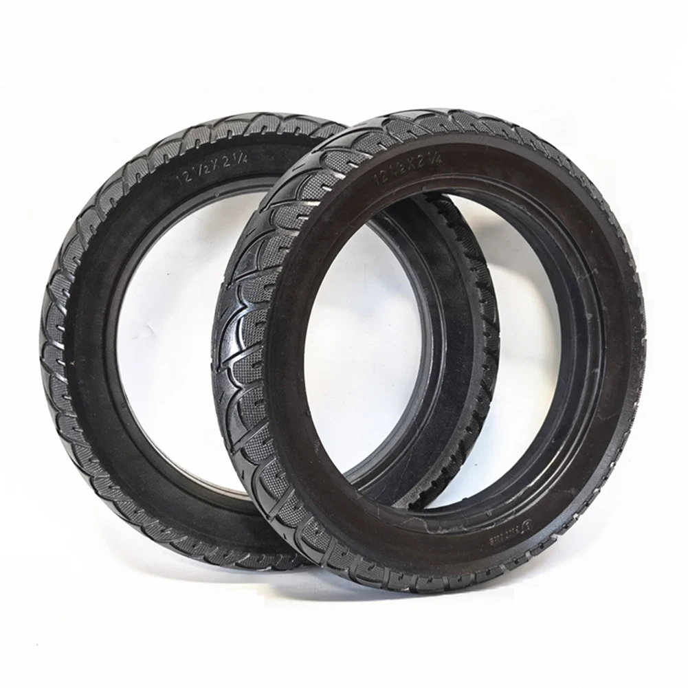 

12 Inch Solid Tyre 12 1/2x2 1/4(57-203) For Electric Bicycle Scooter 12.5x2.50 Tire Bike Repair Replacement Accessories Wheel