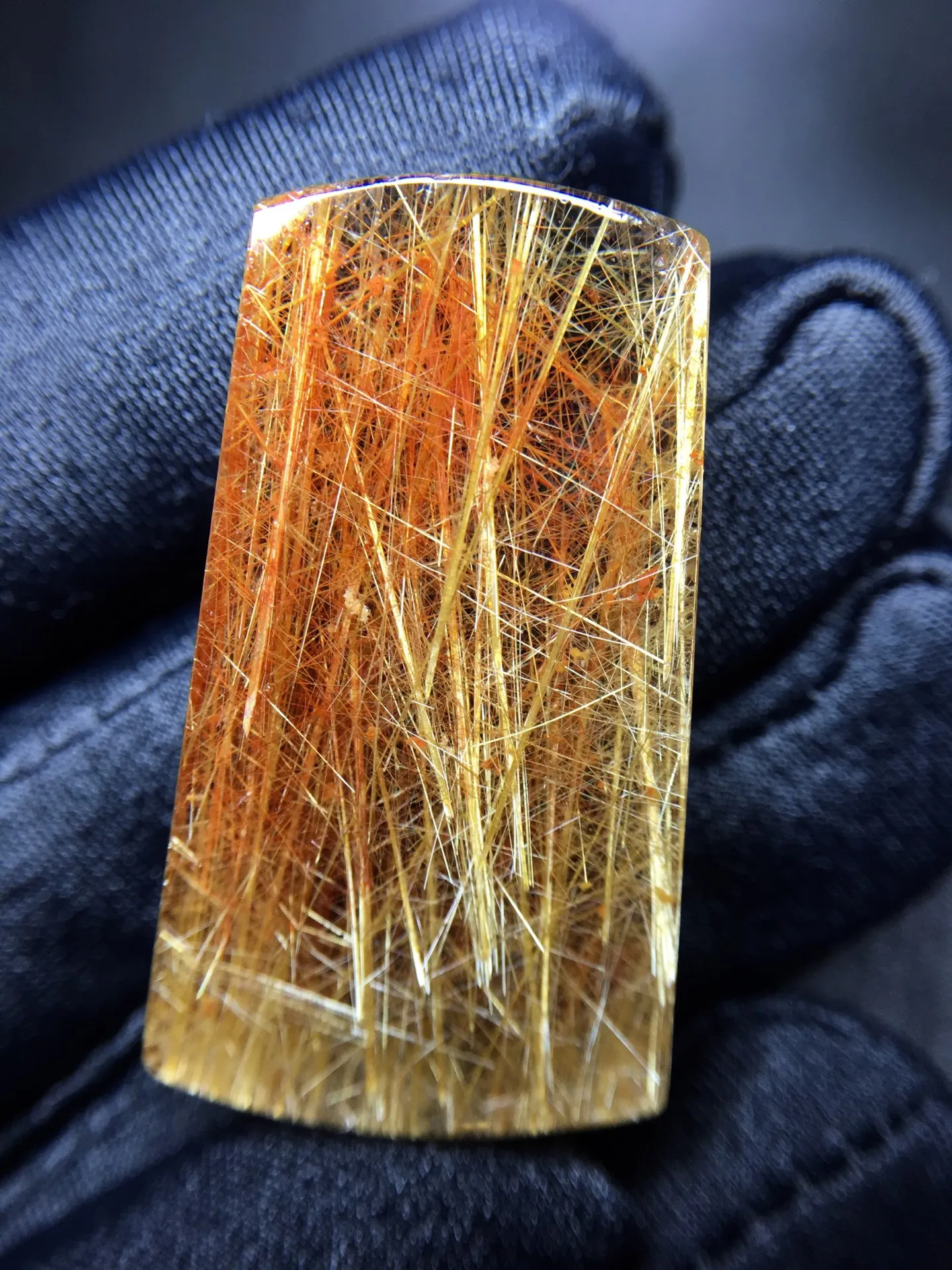 

Кулон из натурального золота с рутилированным кварцем, прямоугольный цветок, 38,21,9 мм, ювелирные изделия из рутилированного кварца для мужчин и женщин, Бразилия AAAAAAA