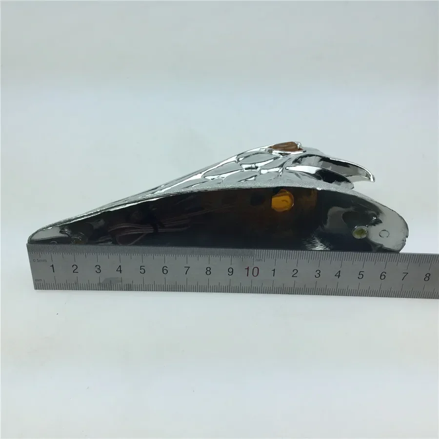 1pcs Motorcycle Electric Car Front Fender Decorative Plating Eagle Head Option Parts Logo
