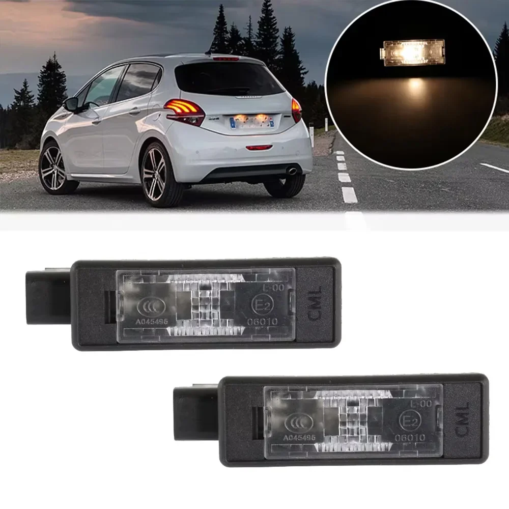 

2 шт. задние фонари номерного знака для Peugeot 208 2008 308 3008 Mk2 508 5008 Mk2 Citroen DS3 C3 MK3 DS5 6340F0 6340G3