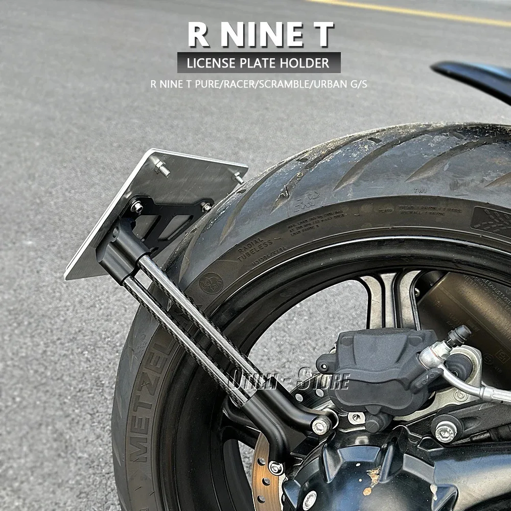 Per BMW Latte R NINE T Staffa targa per montaggio laterale Accessori per la modifica del motociclo Cross Border
