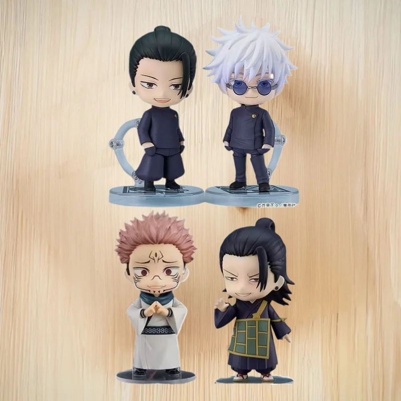 

10cm Anime Jujutsu Kaisen Figurine GSC 2205 Satoru Gojo Cute Action Figures 1834 Itadori Yuji Movable PVC Q Version Model Toys