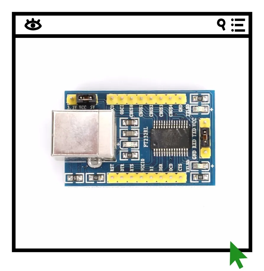 

2 шт. модуля FT232RL, поддерживающие Win8, USB-порт последовательного интерфейса, USB-TTL 3.3/5В