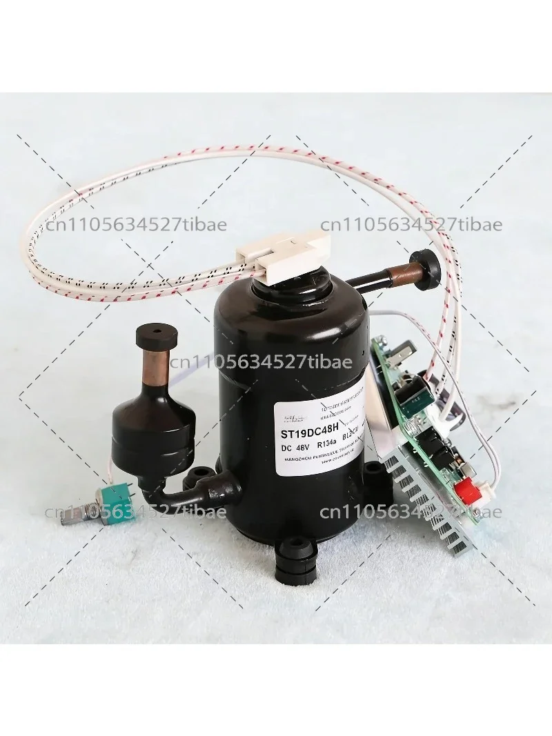 ST19DC Ultra-Micro Mini Compressor for DC12V24V48V Air Conditioner Water Machine Cooling Capacity 400W Compact Design