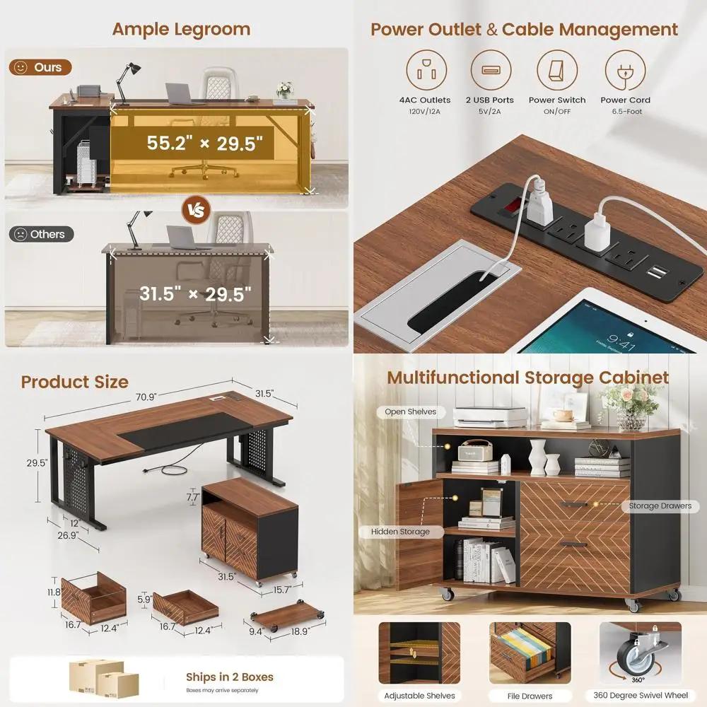 71" Executive Desk …