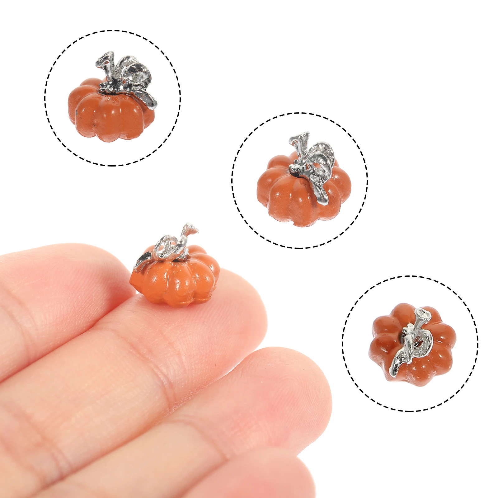 

20pcs Pumpkin Shaped Pendants DIY Earring Pendant Alloy Charms Halloween Jewelry Accessories Lightweight Portable Creative