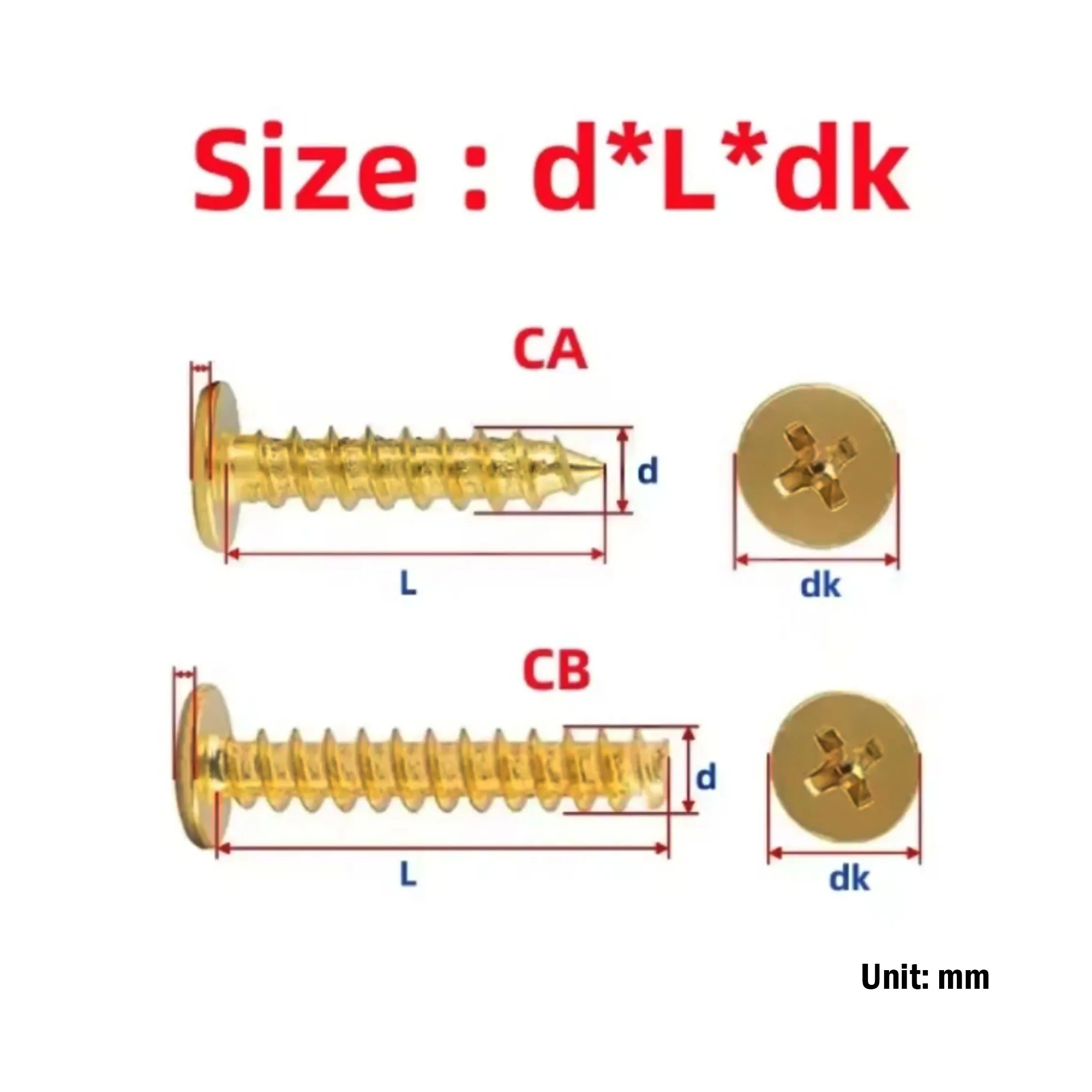 M1.7M2M2.3M2.5M2.6M3M3.5M4 carbon steel Ultrathin Phillips Ultra Thin Low Flat Wafer Head Self Tapping Wood Screw Length:4–30 mm