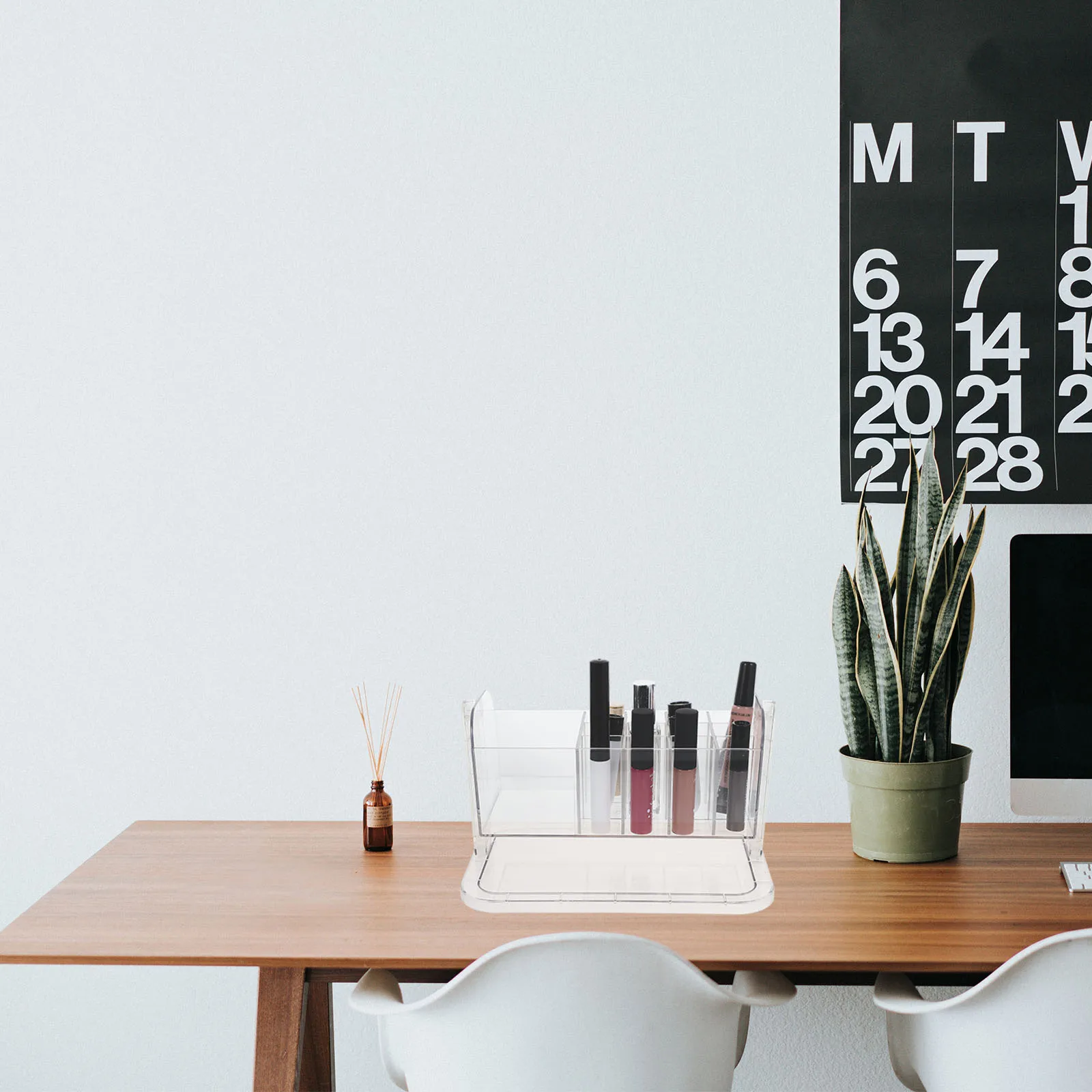 

Sturdy Rotating Makeup Brush Holder Durable Organizer Desktop Storage Rack Vanity Pens Organizer