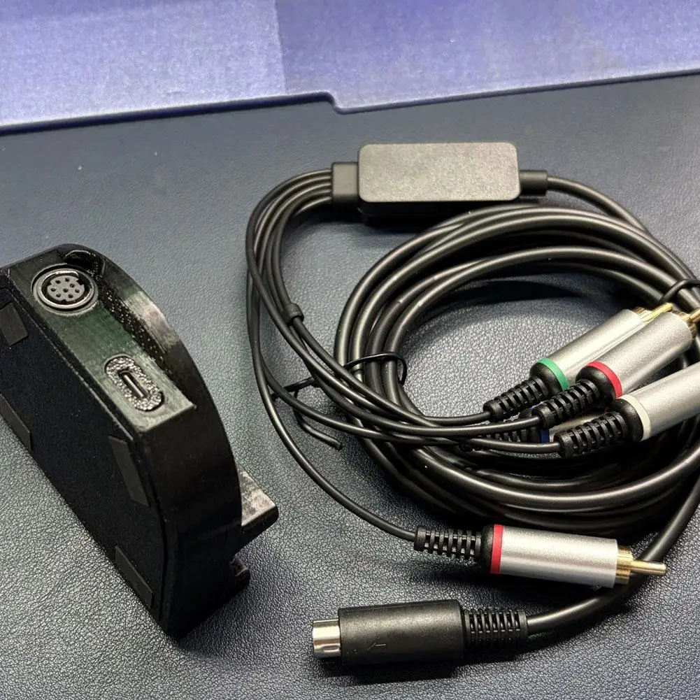 

3D Printed Dock For PSP Go - Charging Data Video Output With Component Cable Type-C Interface Accessories S3T4