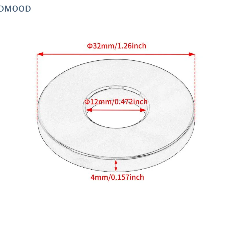【CR】Strong Seal 2Pcs M12 Washer Gasket For Moto Touring Softails Crash Bar Saddlebag Guard Protection Durable Accessory