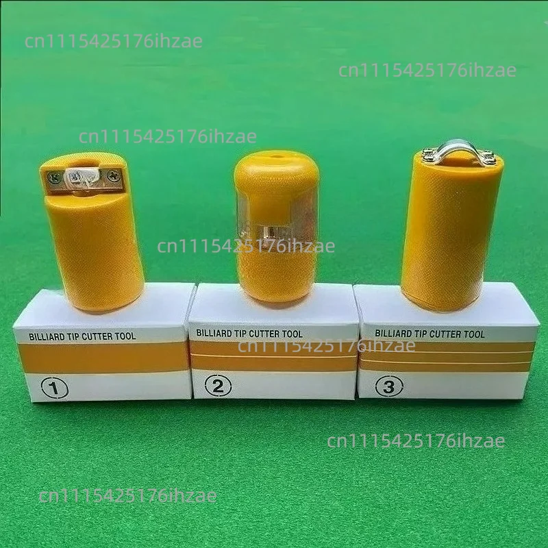 Pool Cue Leather Tip Replacement Repair Kit, Multi-purpose Trimming Tool Fit 11.5~13mm Large Billiard Club Head