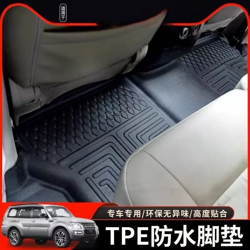 

Use for Mitsubishi Pajero V97 V93 car carpet AllWeather car Floor Mat Fit For Pajero V93 trunk mat V97 waterproof floor mat RHD