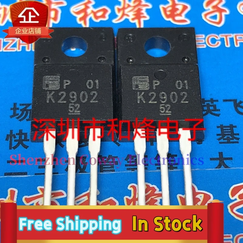 10PCS-30PCS  K2902 2SK2902  TO-220F 60V 45A    In Stock Fast Shipping