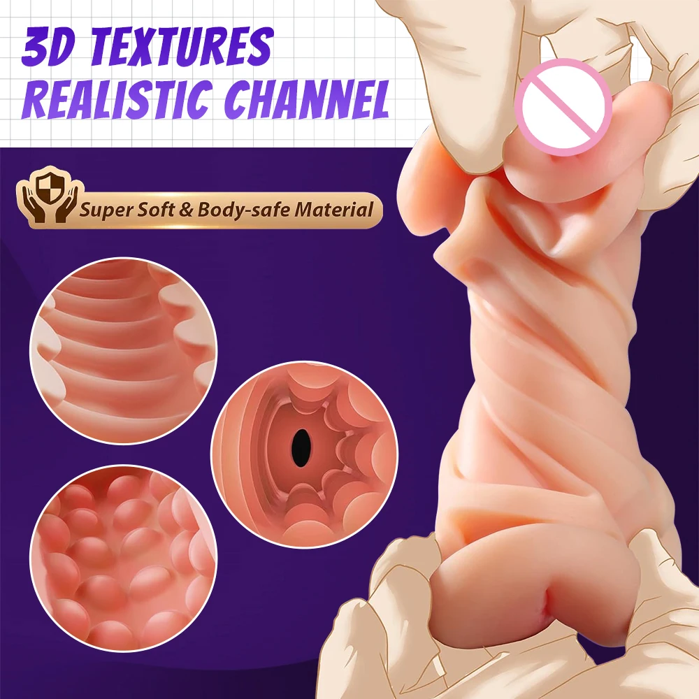 تهتز المفتوحة العضوية ذكر الاستمناء واقعية المهبل التلقائي جهاز استمناء جيب كس الجنس لعب للرجال الكبار لوازم #4