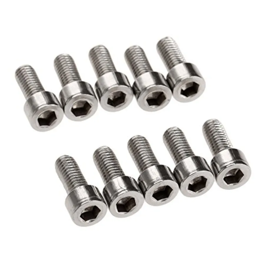 

10Pcs Bike Water Bottle Cage Bolts Holder Screws M5 Inner Rack Hexagon Stainless Steel Screws